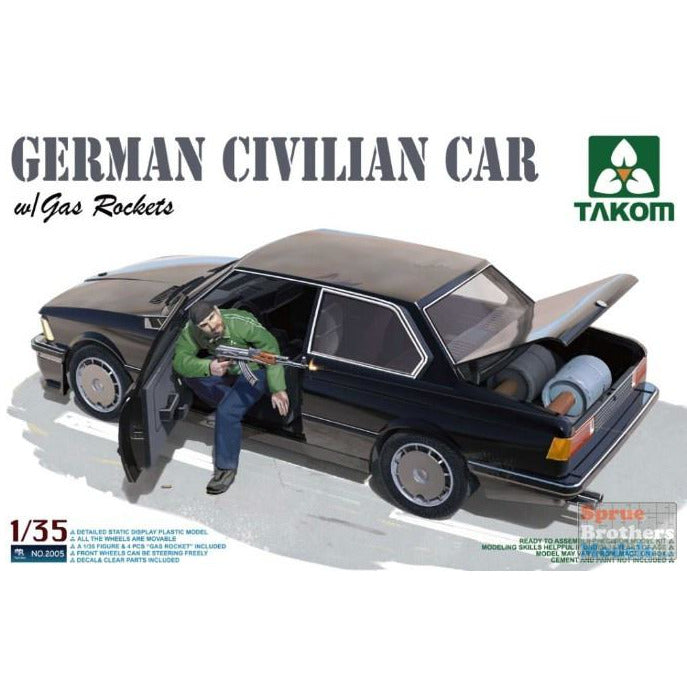German Civilian Car w/Rockets 1/35 by Takom
