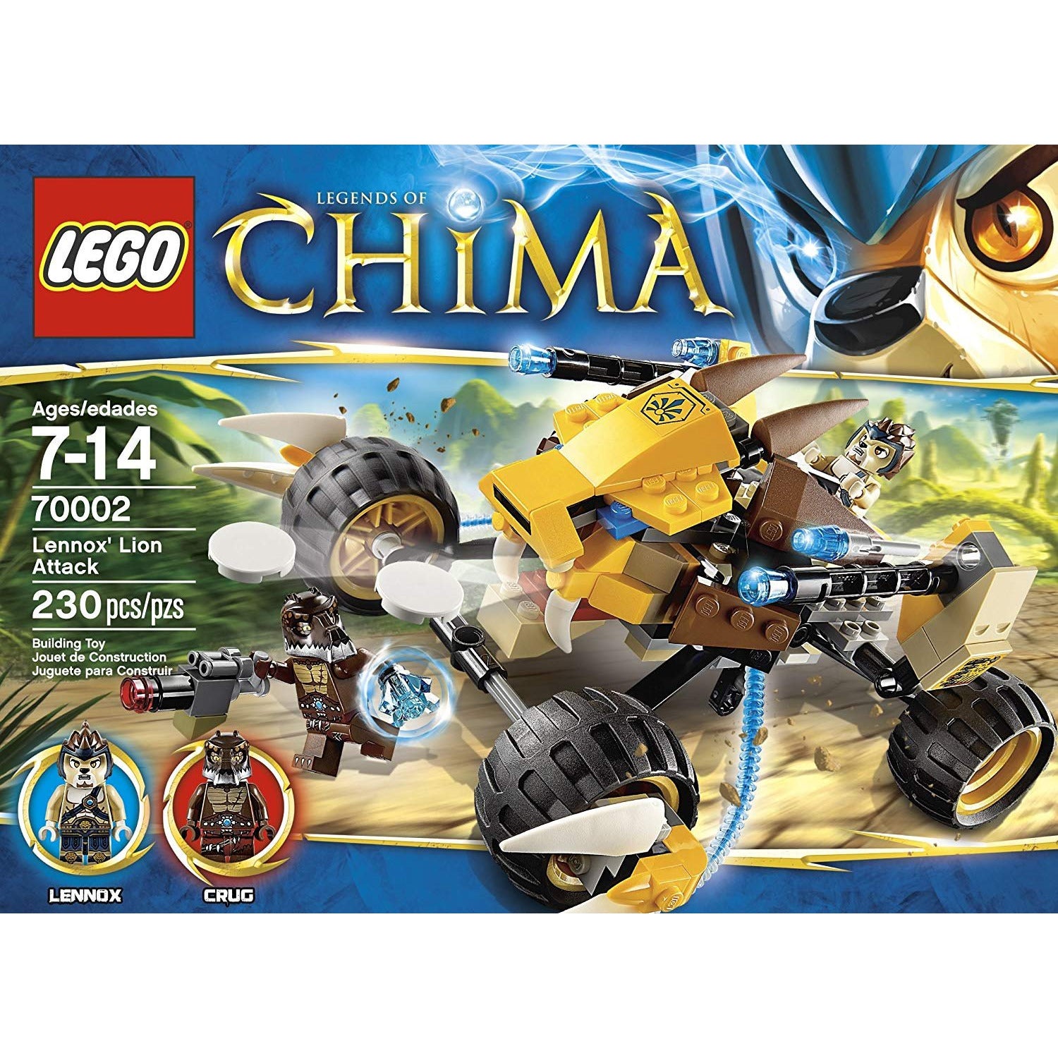 Lego Legends of Chima: Lennox' Lion Attack 70002