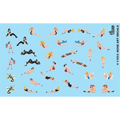 1/24-1/25 Nose Art Model Graphics