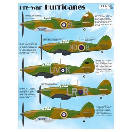 Pre-War Hurricane Decals 1/48 by Iliad Design