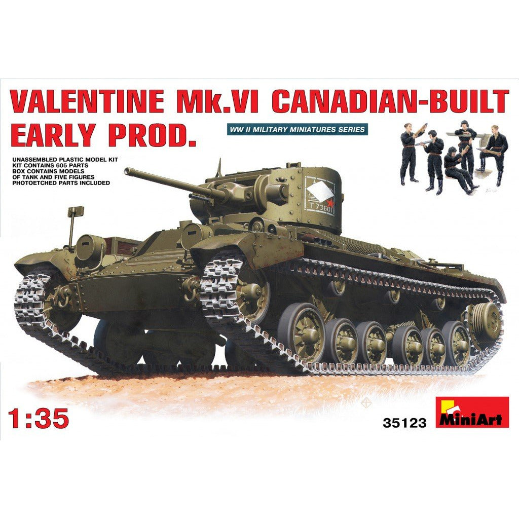 Valentine Mk IV Canadian Built Early Production 1/35 #35123 by Miniart