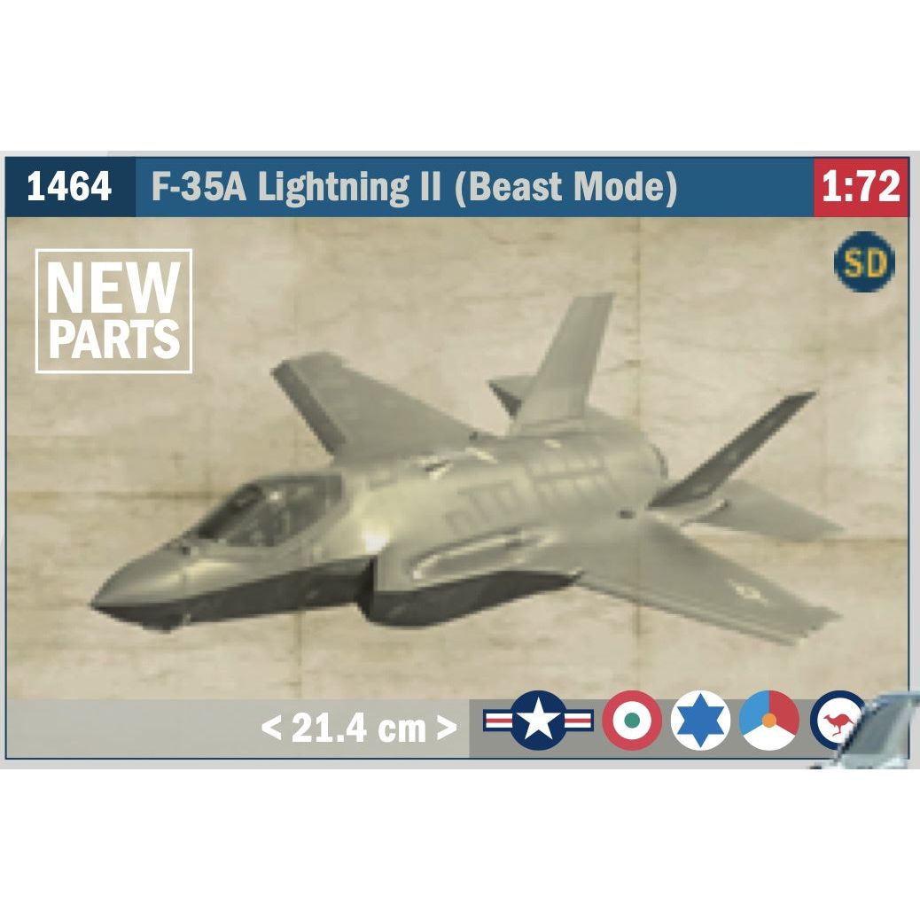 F-35A Lightning II - Beast Mode 1/72 #1464 by Italeri