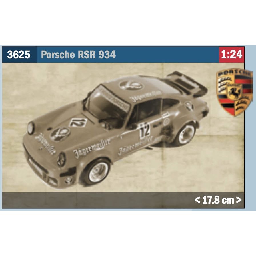 Porsche RSR 934 1/24 #3625 by Italeri