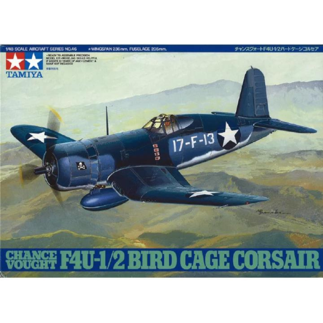 F4U Vought Corsair F4U-1/2 Birdcage US 1/48 #61046 byTamiya