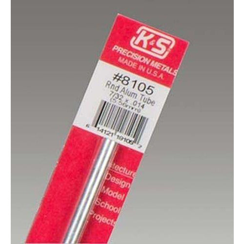 K&S Aluminum Tube - 7/32" OD KSE8105