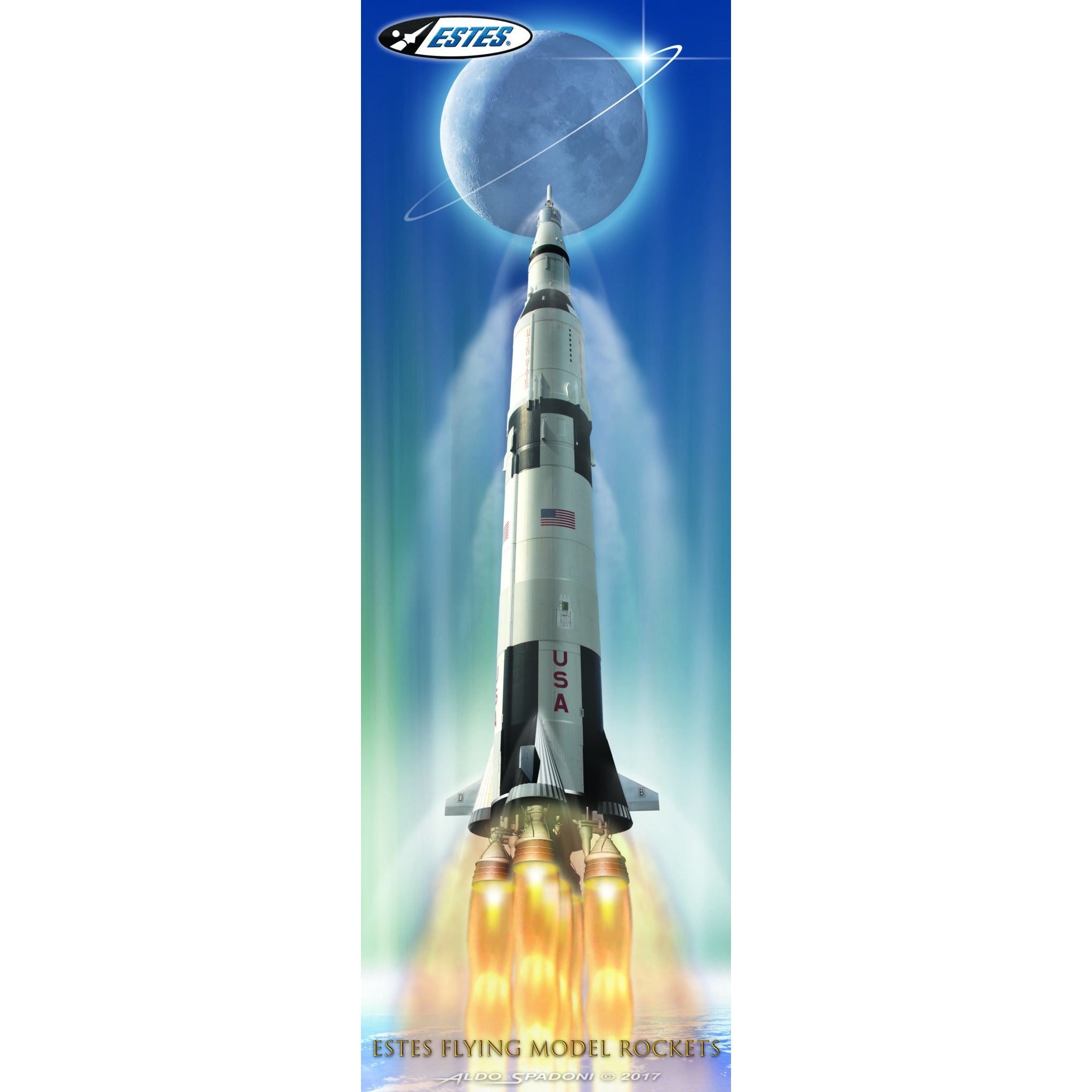 Saturn V Flying Model Rocket Kit