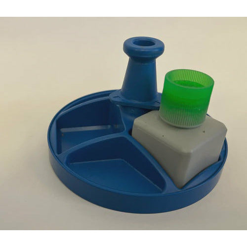 Square Bottle Glue Holder Kit Blue (Tamiya, AK, Mr Hobby)