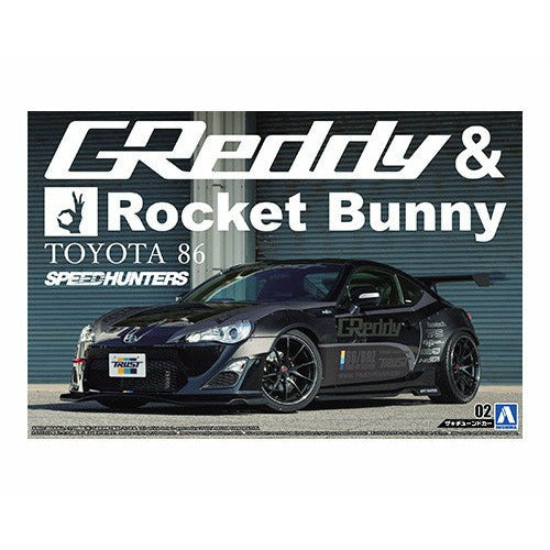 ZN6 Toyota 86 2012 Greddy & Rocket Bunny Volk Racing Ver. 1/24 by Aoshima