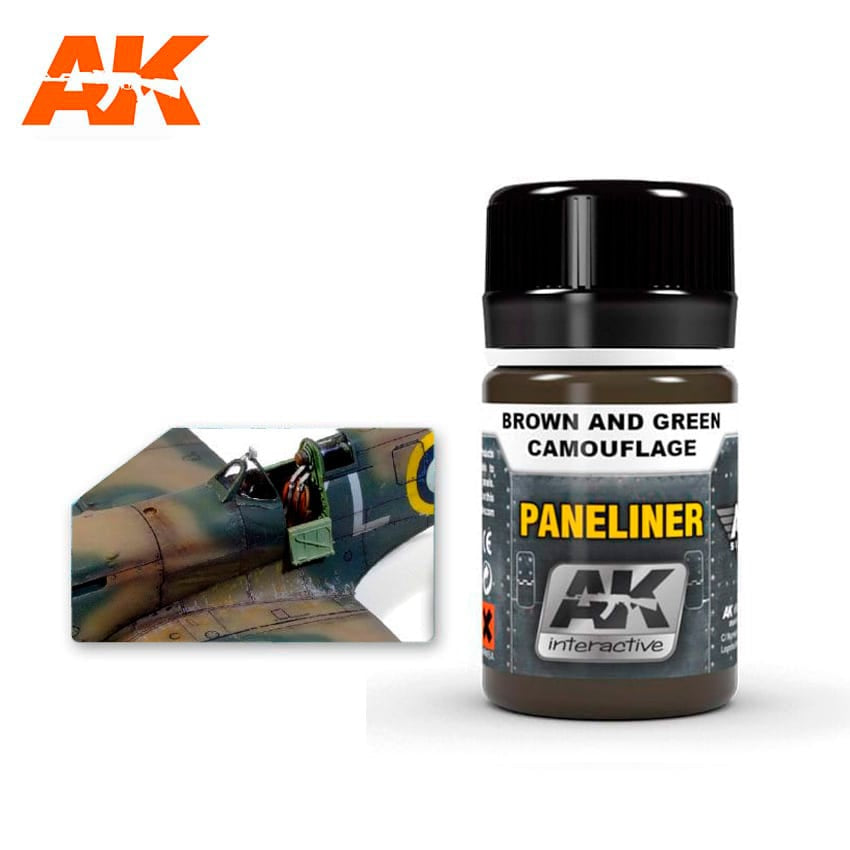 AK-2071 Paneliner For Brown And Green Camouflage Paneliner