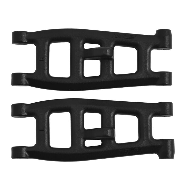 Front A-arms, Black (2): Torment 2WD, Ruckus 2WD, Circuit 2WD RPM70582