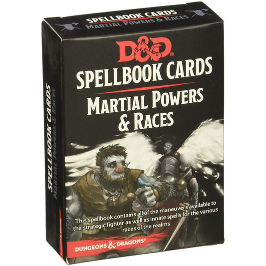 D&D Spellbook Cards: Martial Powers & Races