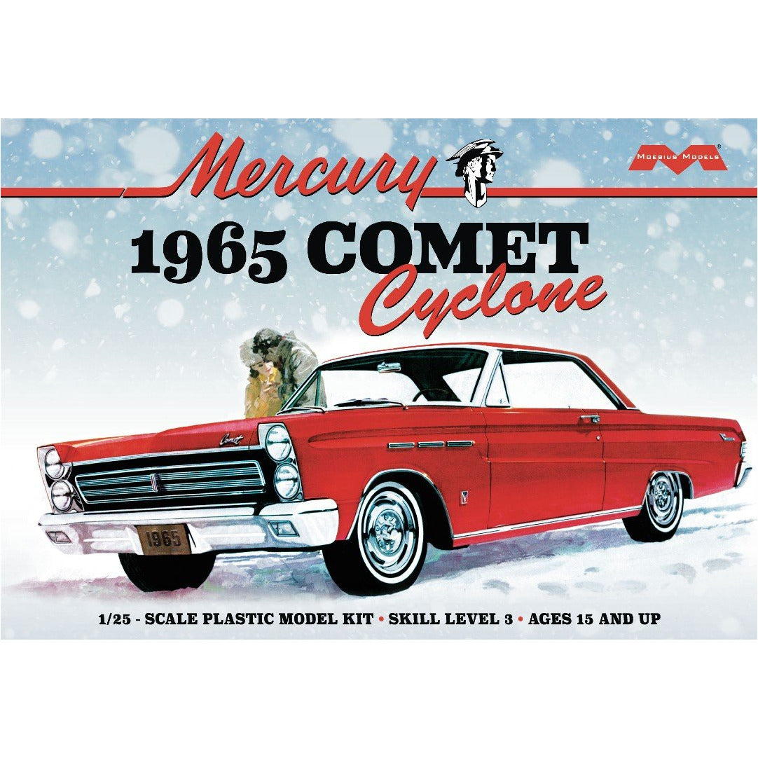 1965 Mercury Comet Cyclone 1/25 Model Car Kit #1210 by Moebius