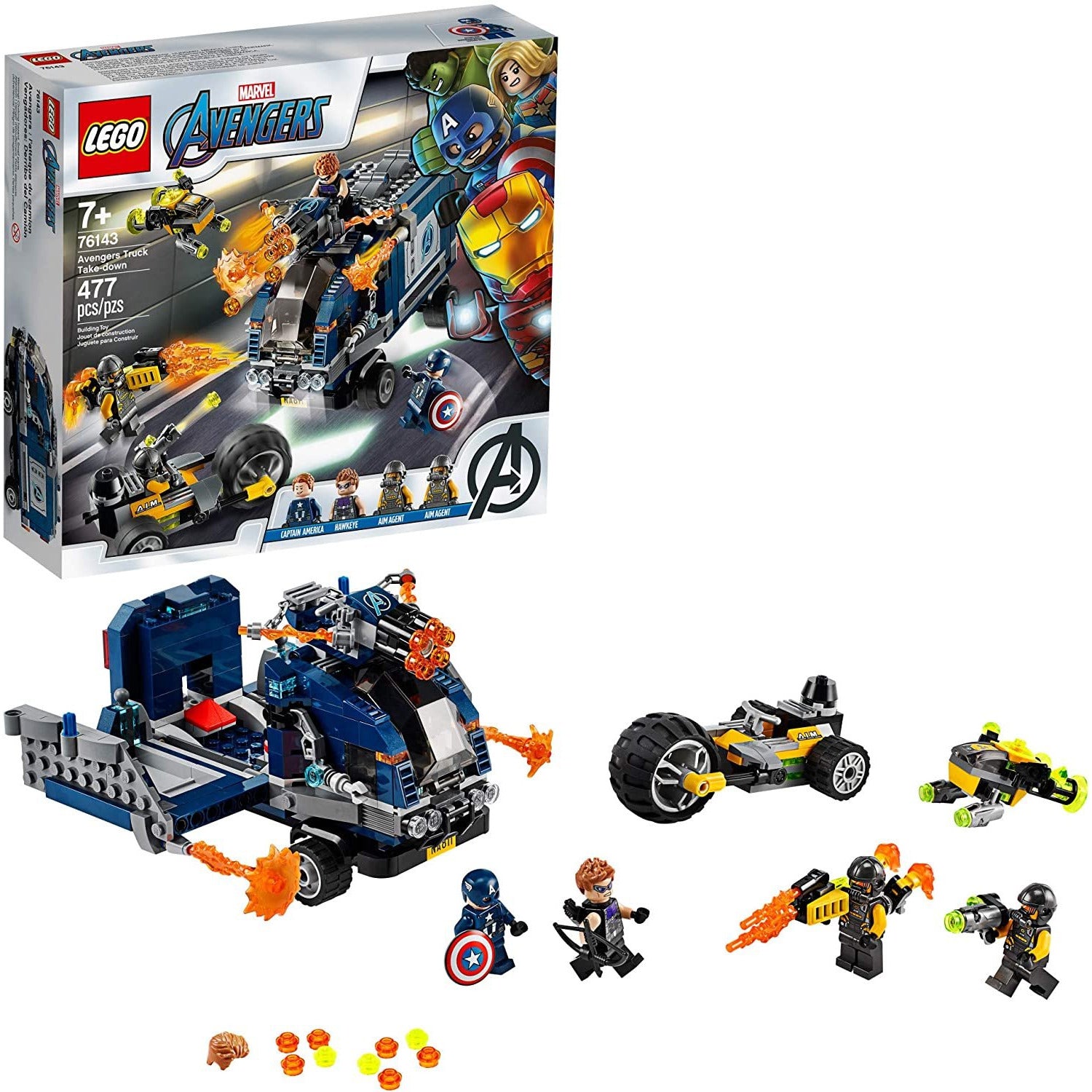 Lego Marvel Super Heroes: Avengers Truck Take-down 76143