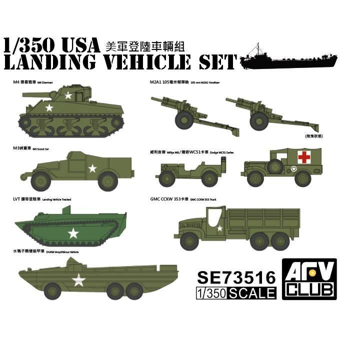 US WWII Vehicle Set 1/350 by AFV Club