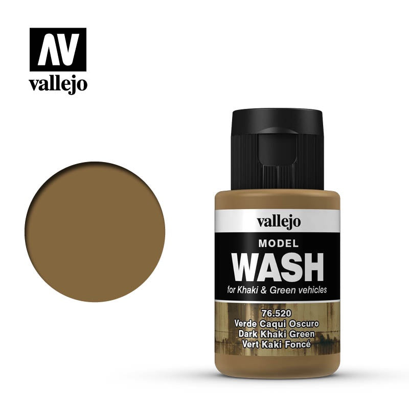 VAL76520 Dark Khaki Green Wash (35ml)