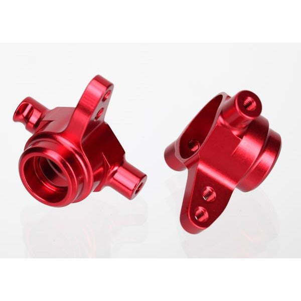 Traxxas Aluminum Steering Block Set (Red) (2) TRA6837R