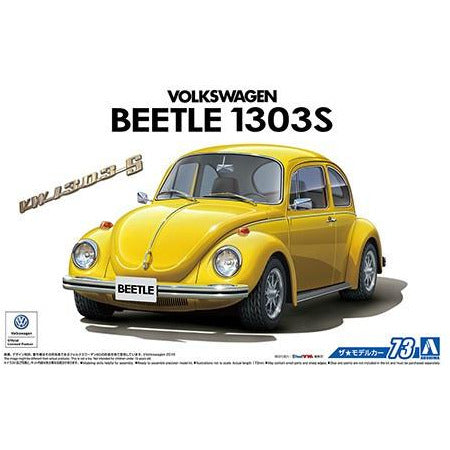 Volkswagen Beetle 1303S Cabriolet 1/24 Model Car Kit #55724 by Aoshima