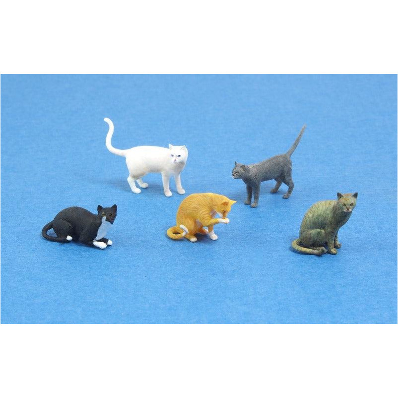 Cats (x5) #35047 1/35 by Math Models