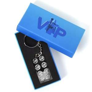 Lego Promotional: VIP Metal Key Chain 2x4 Plate 5006330