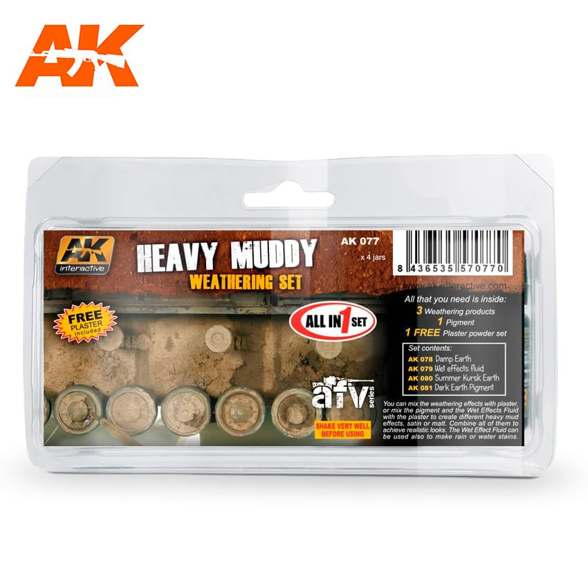 AK-077 Heavy Muddy Weathering Set