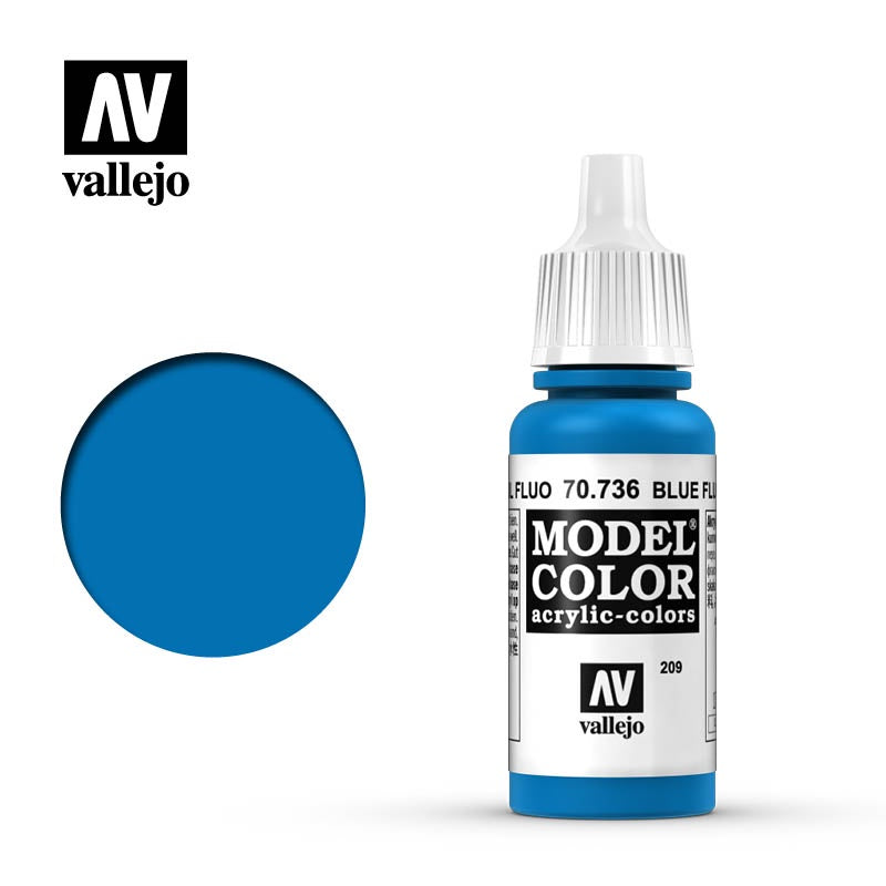 VAL70736 Model Color Blue Flourescent (17ml) (209)