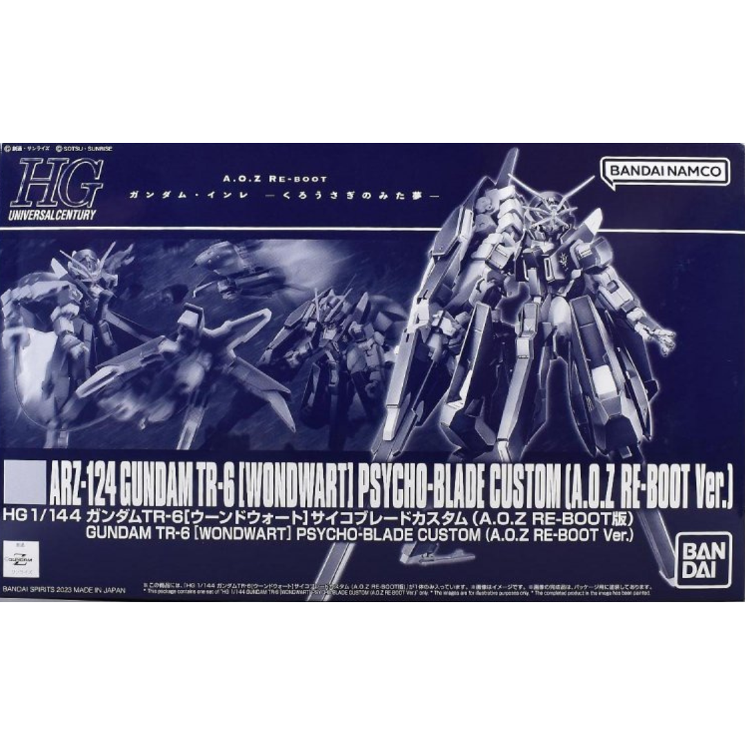 HGUC 1/144 ARZ-124 Gundam TR-6 Woundwort Psycho-Blade Custom (AOZ Re-boot Version) #5064911 by Bandai