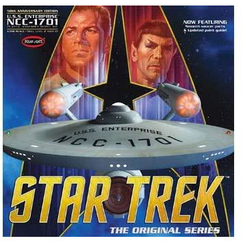USS NC-1701 Enterprise 50th Anniversary Edition 1/350 Star Trek The Original Series Model Kit #938 by Polar Lights