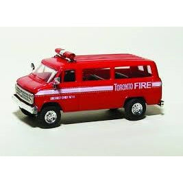 Trident Miniatures HO 1:87 Scale Vehicle 90315 Toronto Fire Department Van
