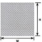 Plastruct HO Scale Diamond Plate (2 pcs) PLA91687