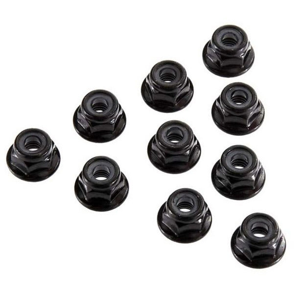 AX31250 M4 Serrated Nylon Lock Nut (Black) (10pcs) AXIC3150