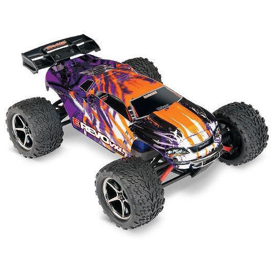 Traxxas 1/16 4WD Racing Monster Truck RTR Brushless E-Revo VXL - Purple TRA71076-3PURPLE