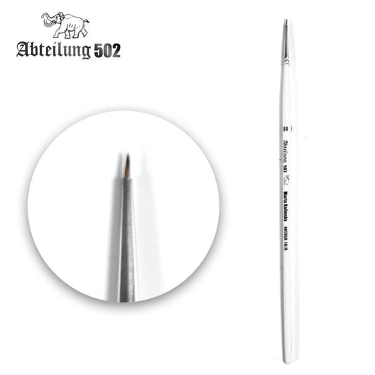 Abteilung502 Brush Marta Kolinsky Round 10/0 - ABT850-10_0