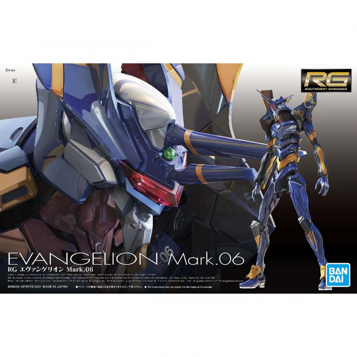 RG EVA Mark 06 #5061666 Neon Genesis Evangelion Model Kit by Bandai