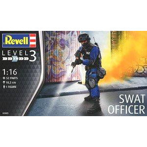 Swat Officer #02805 1/16 Figure Kit by Revell