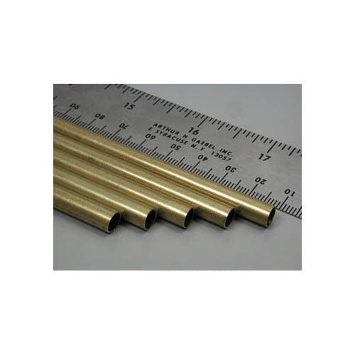 K&S Round Brass Tube 3ft - 1/4" OD (1PC/Tube; 5 Tubes) Whole Pack KSE1149