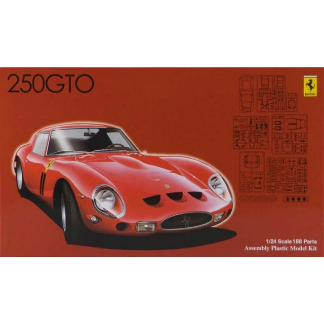 Ferrari 250 GTO 1/24 #123370 by Fujimi