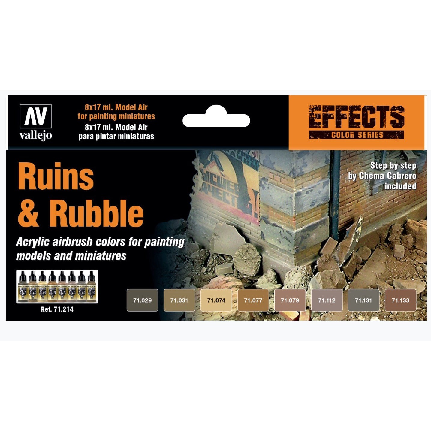 VAL71214 Ruins and Rubble Paint Set