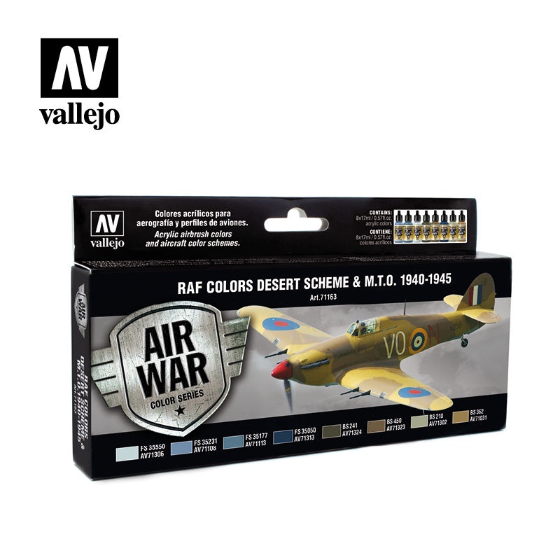 VAL71163 RAF Colours Desert Scheme and M.T.O. 1940-1945 Paint Set