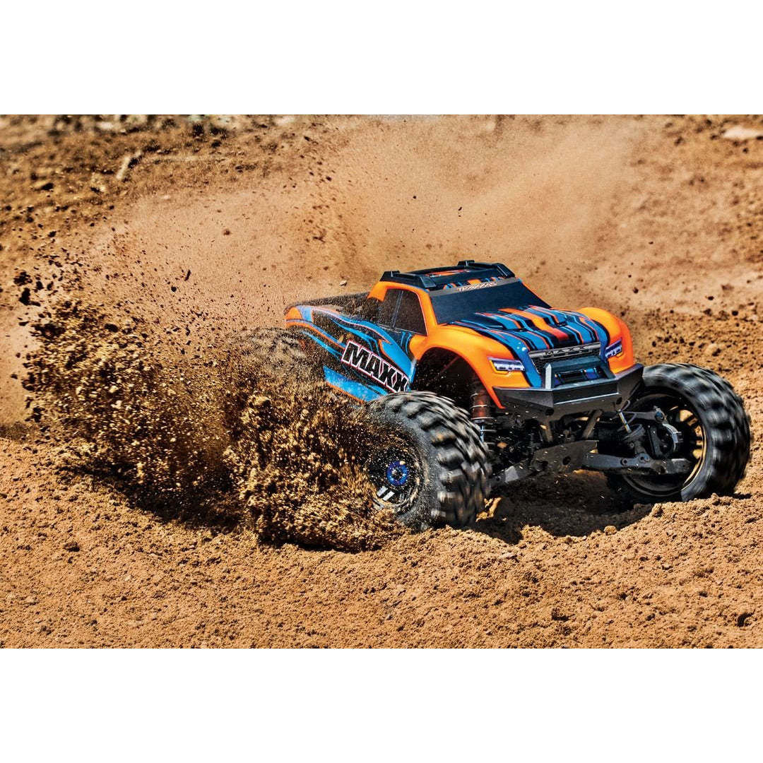 Traxxas Maxx with 4S ESC - Orange 1/10 Scale 4WD Brushless Electric Monster Truck