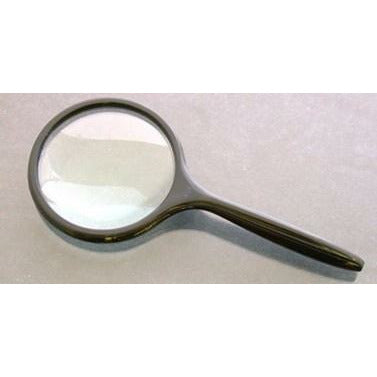 4" Round Glass Magnifier 2x Power