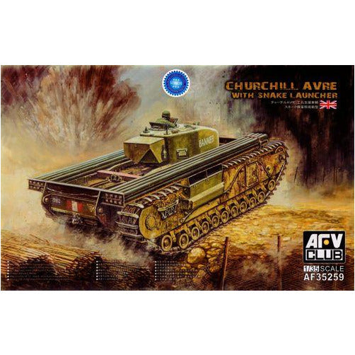 Churchill AVRE with Snake Launcher 1/35 #35259 by AFV Club