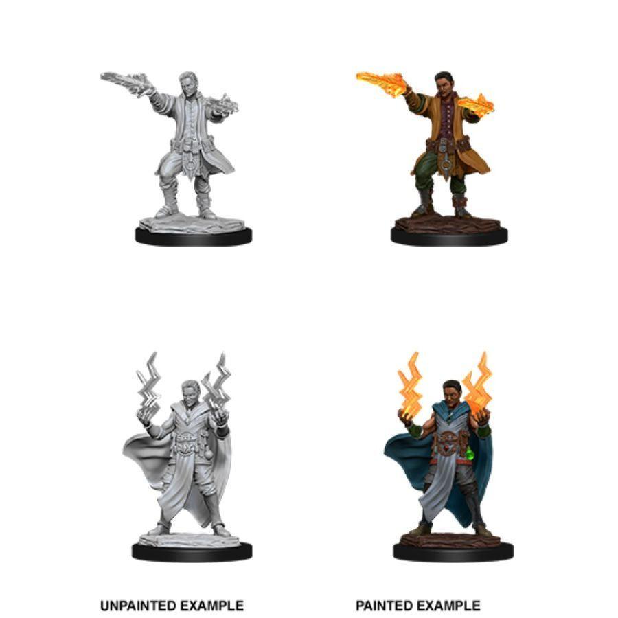 D&D Unpainted Mini - Human Sorcerer 90053