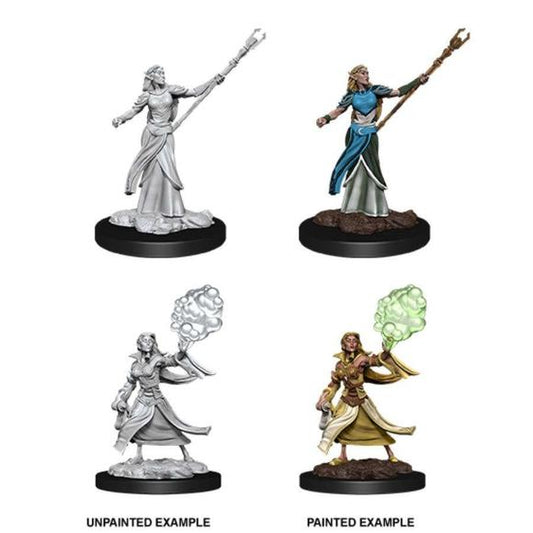 D&D Unpainted Mini - Female Elf Sorcerer 90054