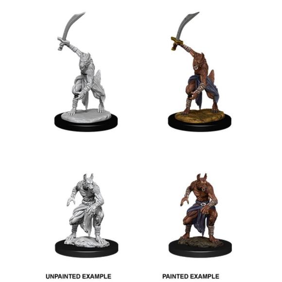 D&D Unpainted Mini - Jackalwere 90075