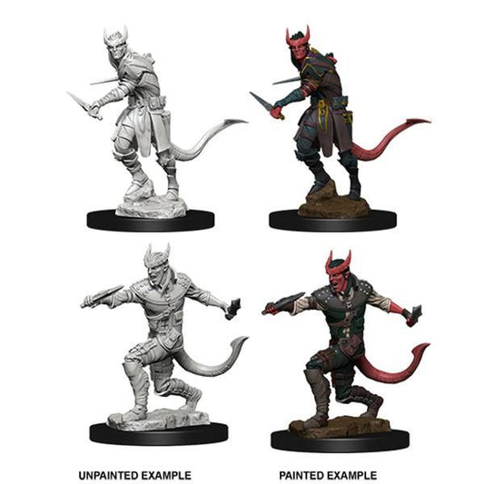 D&D Unpainted Mini - Tiefling Male Rogue 73338