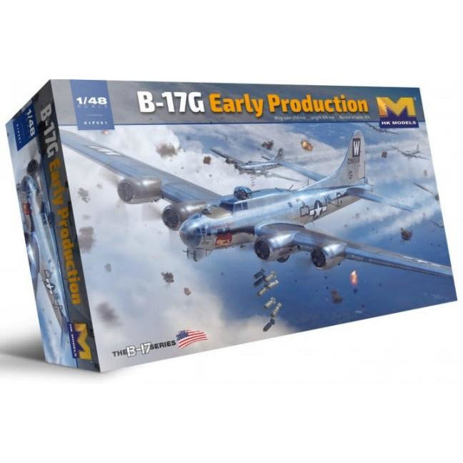 B17G Boeing Flying Fortress Heavy Bomber Early Production 1/48 by HK Models