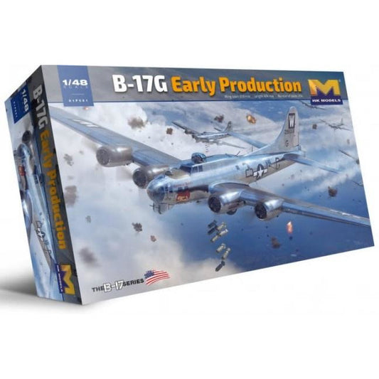 B17G Boeing Flying Fortress Heavy Bomber Early Production 1/48 by HK Models