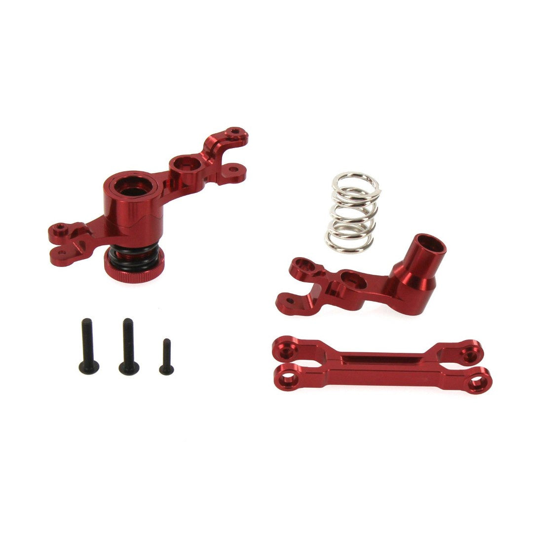 Venom X-Maxx Alloy Steering Bellcrank Assembly, Red VEN4377R