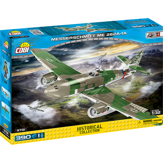 Cobi Historical Collection WWII: 5721 Messerschmitt ME 262A 1A 390 PCS