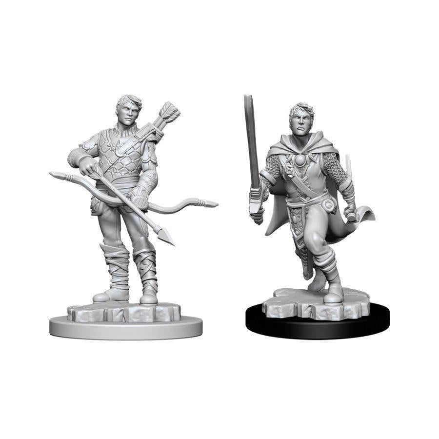 D&D Unpainted Mini - Male Human Ranger 90009